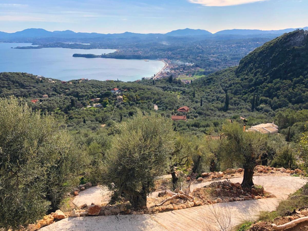 House Sienna Of Villa Intaba Best Views Corfiot Riviera Corfu Island Greece Contemporary Design Pool With Spectacular Sea Views Close To Ipsos Beach Πυργί Εξωτερικό φωτογραφία